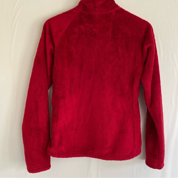 The North Face Fuzzy Red Jacket Size S - Picture 11 of 14